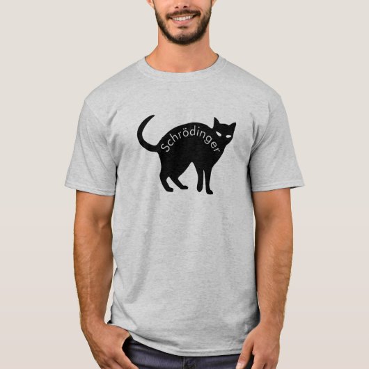 Schrödinger's kat t-shirt (Voorkant)