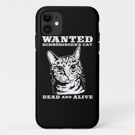 Schrodingers kat wilde dood of levend Case-Mate iPhone case (Achterkant)