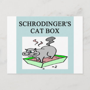 schrodingers kattebak briefkaart