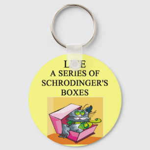 schrodinger's kattebak sleutelhanger