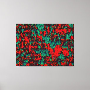 Schrodinger's kattentheorie Abstracte olie Canvas Afdruk