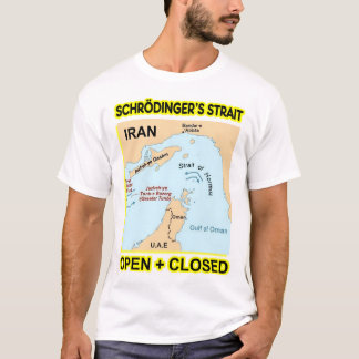 Schrodinger's Strait Open and Closed T-shirt