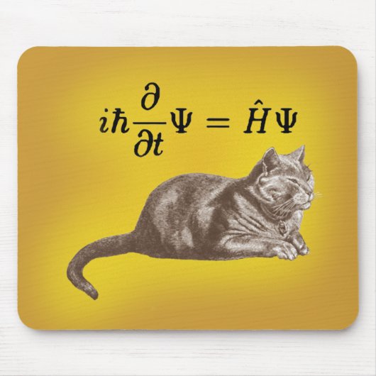 Schrodingingkat Muismat (Voorkant)