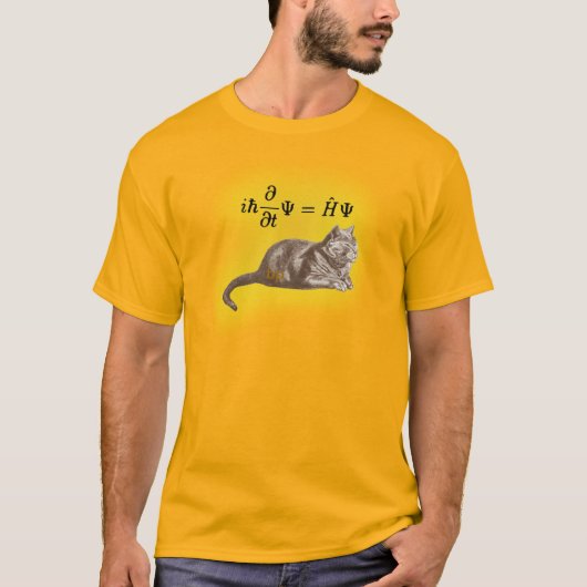 Schrodingingkat T-shirt (Voorkant)