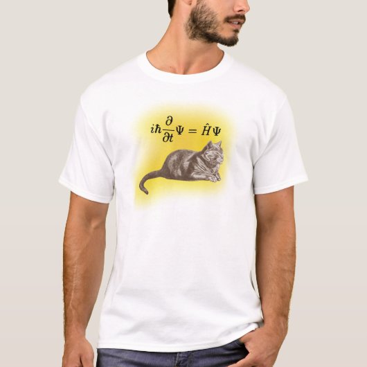 Schrodingingkat T-shirt (Voorkant)