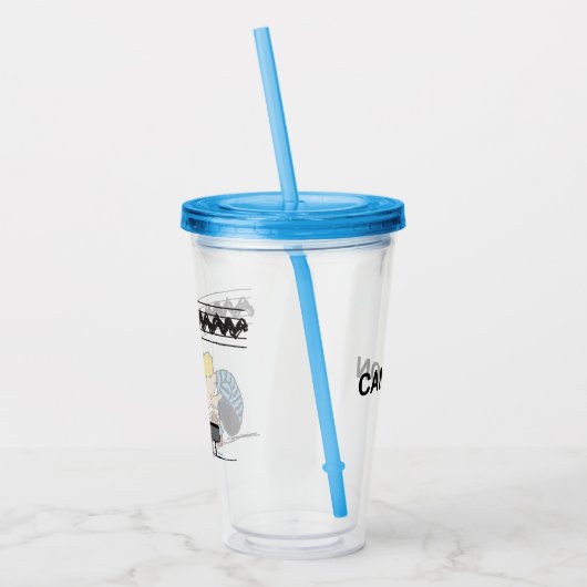 Schroeder Charlie Brown Music Acryl Drinkbeker (Links)