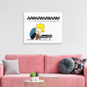 Schroeder Charlie Brown Music Canvas Afdruk (Insitu (Woonkamer))