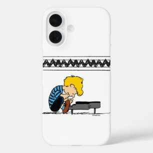 Schroeder Charlie Brown Music iPhone 16 Hoesje