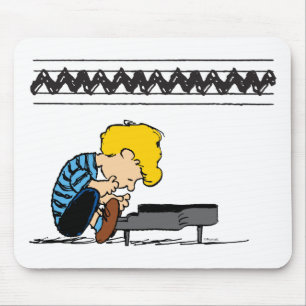Schroeder Charlie Brown Music Muismat