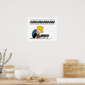 Schroeder Charlie Brown Music Poster (Keuken)