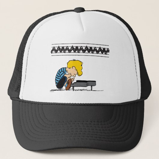 Schroeder Charlie Brown Music Trucker Pet (Voorkant)