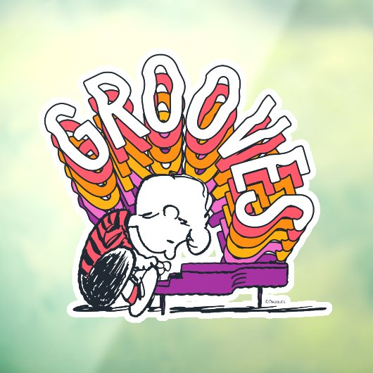 Schroeder - Grooves Raamsticker (Vel 3)