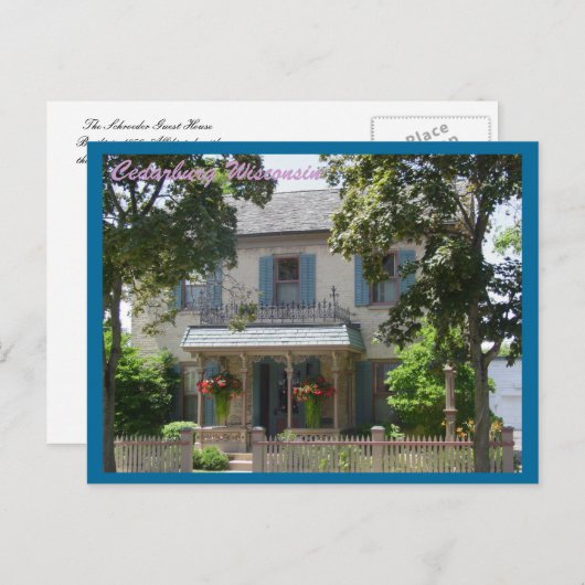 Schroeder House Briefkaart (Voorkant / Achterkant)