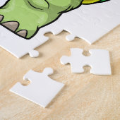 Schroef als Bodybuilder met Six pack Legpuzzel (Zijkant)