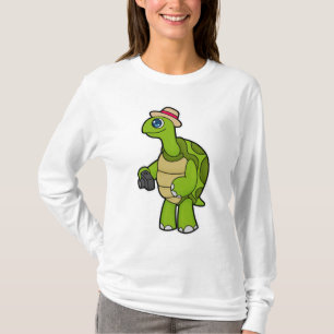 Schroef als Fotograaf met camera T-shirt