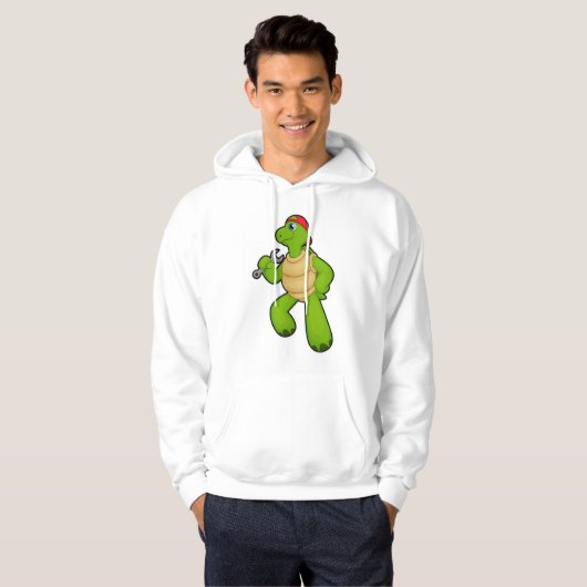 Schroef als mechanisch met moersleutel en Pet Hoodie (Voorkant volledig)