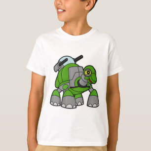 Schroef als Robot met kanonnen T-shirt