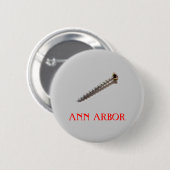 schroef, ANN ARBOR Ronde Button 5,7 Cm (Voorkant /achterkant)