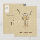 schroef briefkaart (Voorkant / Achterkant)