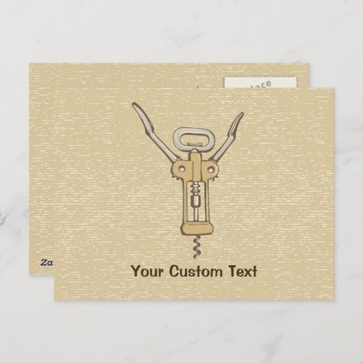 schroef briefkaart (Voorkant / Achterkant)