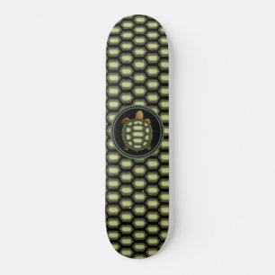 Schroef- en Shell Pattern in Green & Black Skateboard