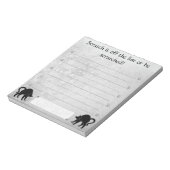 Schroef het van de lijst of krabben! blocnote (Gedraaid)