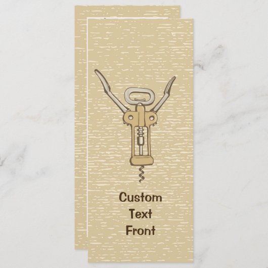 schroef kaart (Voorkant / Achterkant)