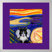 Schroef, kat Parody, Faux Wrapped Canvas Print (Voorkant)