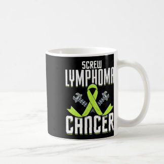 Schroef Lymfoom Kanker Limoen Awareness Ribbon Fig Koffiemok