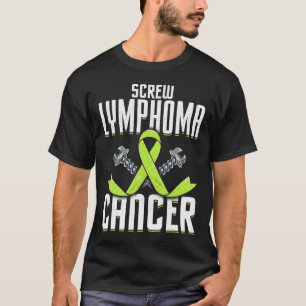 Schroef Lymfoom Kanker Limoen Awareness Ribbon Fig T-shirt