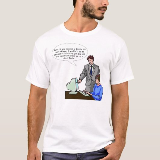 Schroef omhoog t-shirt (Voorkant)