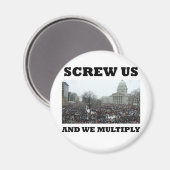 Schroef ons en we vermenigvuldigen magneet (Voorkant / Achterkant)