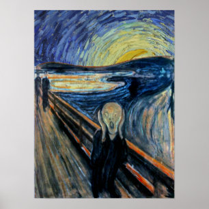 Schroef op een Sterrennacht Poster