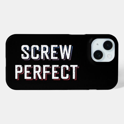 Schroef perfect Case-Mate iPhone case (Achterkant (horizontaal))