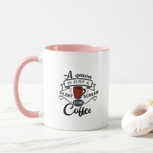 Schroef voor koffie mok (Met donut)