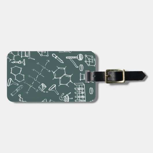 Schroefbare laboratoriumuitrusting bagagelabel (Voorkant horizontaal)