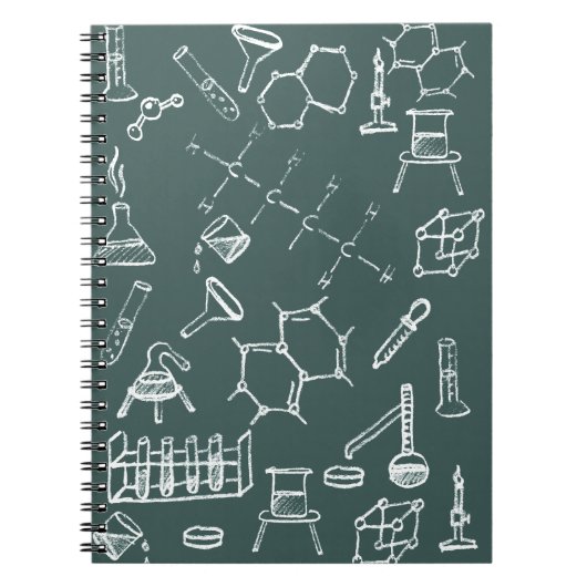 Schroefbare laboratoriumuitrusting notitieboek (Voorkant)
