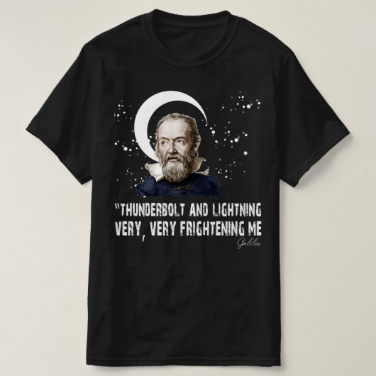 Schroefdoek en bliksem Galileo Zeer beangstigend T-shirt (Design voorkant)
