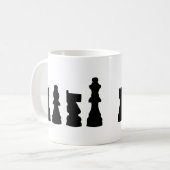 Schroefdraadsilhouetontwerp Koffiemok (Voorkant links)