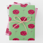 schroefmagenta Hydrangea Wrap Inpakpapier Vel (In situ)