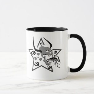 Schroefschuim Skull Pentagram Mok