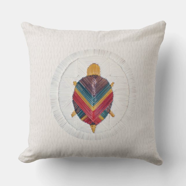 Schroefster Quill Background-mode Kussen (Voorkant)