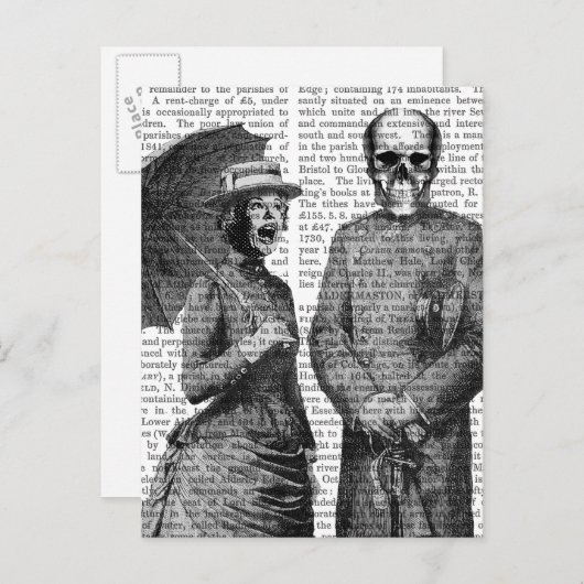 Schroefster, Vrouw en Sull Briefkaart (Voorkant / Achterkant)