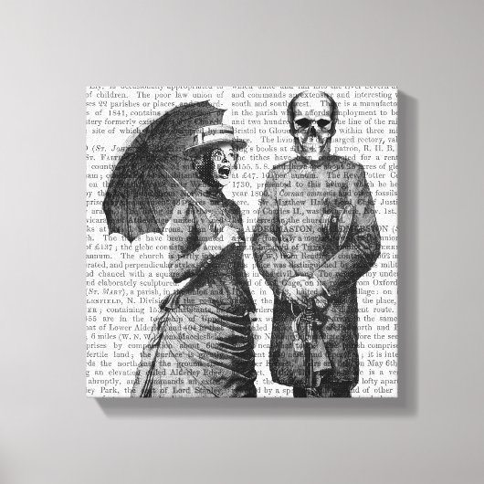Schroefster, Vrouw en Sull Canvas Afdruk (Voorkant)