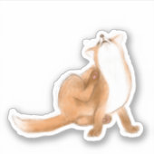 Schroefvos Sticker (Voorkant)