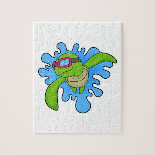 Schroefzwembril Legpuzzel (Verticaal)