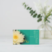 Schroemwaterlelly, om Visitekaartje (Staand voorkant)