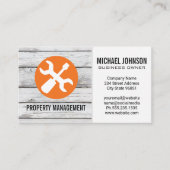 schroevendraaier | Hout Visitekaartje (Voorkant)