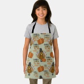 Schrok tot je wiebelt aangepaste Thanksgiving Schort (Insitu)