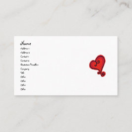 SCHROL HEART visitekaartje